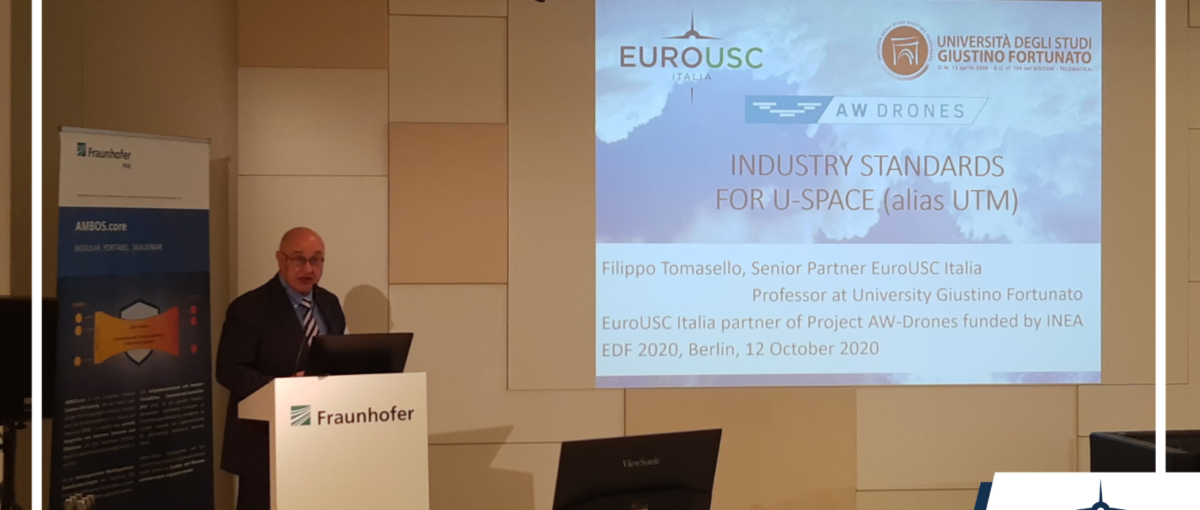 Filippo Tomasello at European Drone Forum 2020