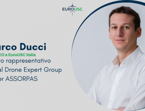 Marco Ducci, membro rappresentativo di ASSORPAS , all’Informal Drone Expert Group della Commissione Europea