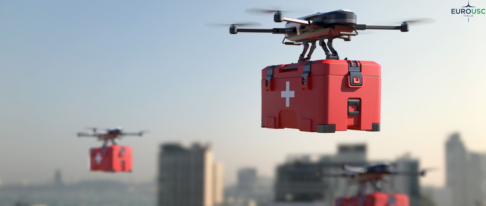Droni per il trasporto di materiale biomedicale