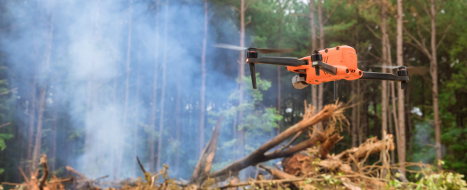 Drone-in-a-Box per incendi boschivi